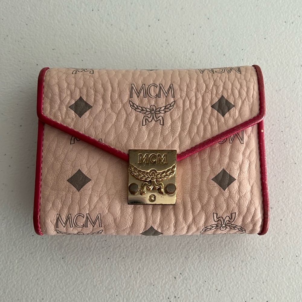 Pink MCM wallet
